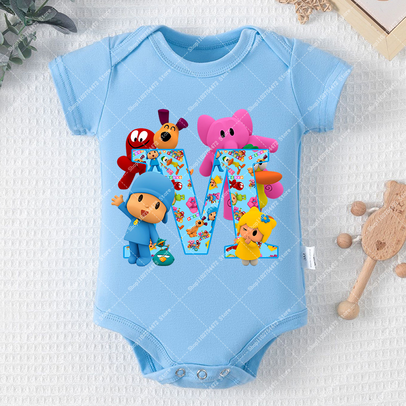 Baby Clothing In Summer - Baby Boy Girl Cartoon Cute Bodysuit
