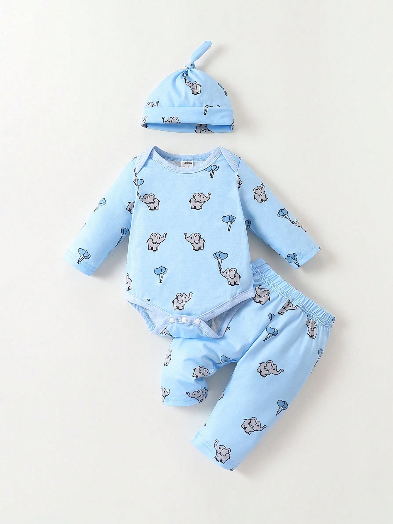 Baby Clothing Elephant - A 3-Piece Set Of Balloon Elephant