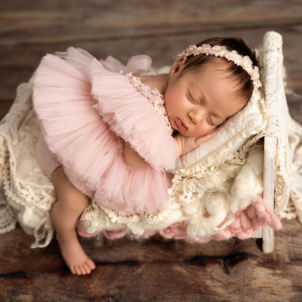 Baby Clothing Onesies - Newborn Photography Props Floral Cotton Romper