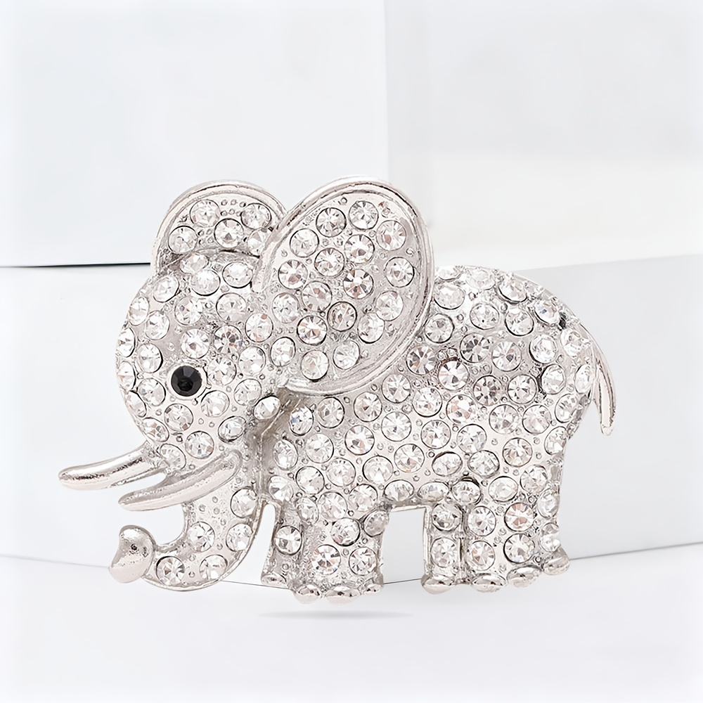 Baby Clothing Elephant - Cute ladies elephant styling brooch, full