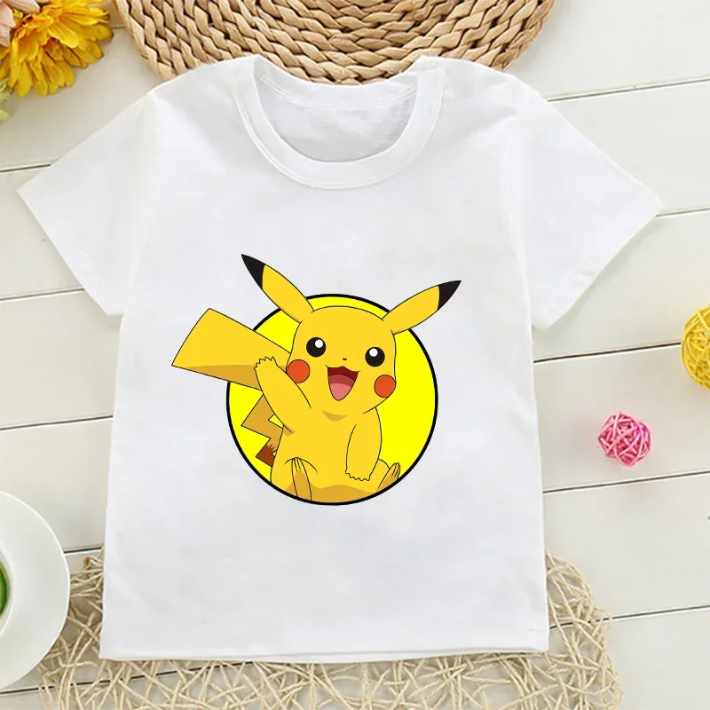 Baby Clothing In Summer - Pikachu Pokemon Cotton T Shirt Boy