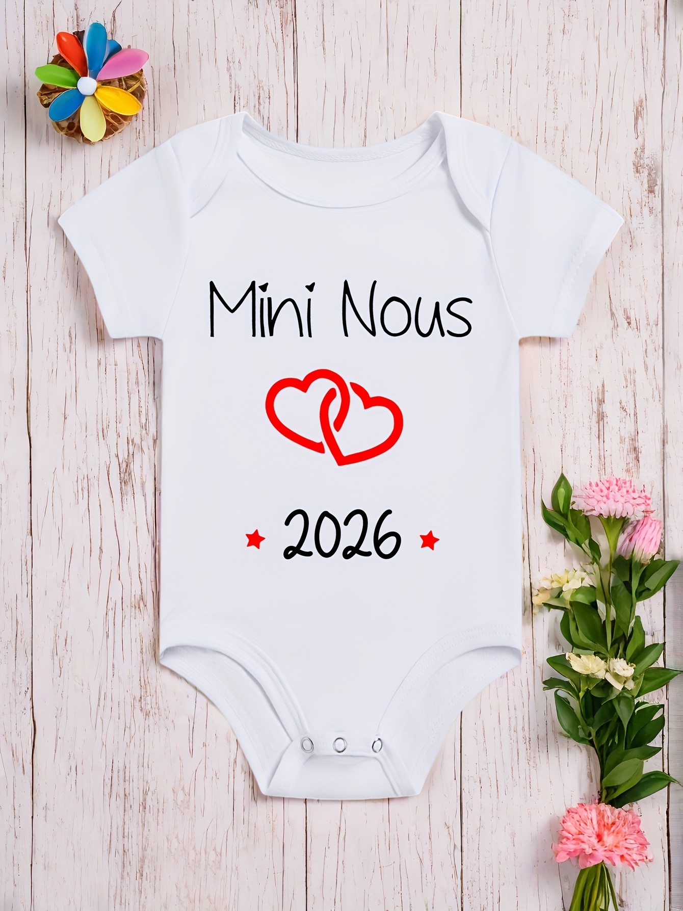 Baby Clothing Made In Usa - Mini Nous Print Baby Clothing Unisex