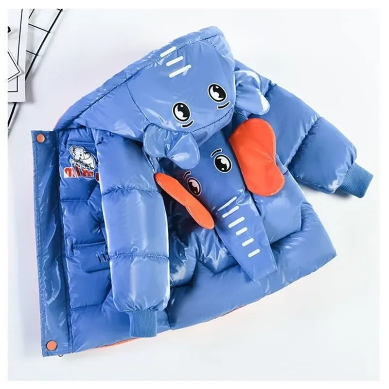 Boys' Cotton Padded Cartoon 3D – обзор и цена Baby Clothing Elephant