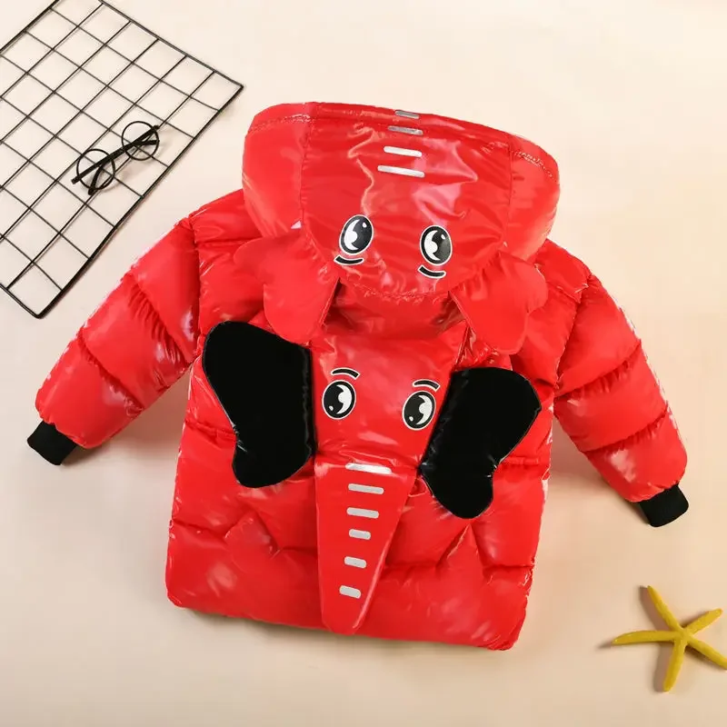 Boys' Cotton Padded Cartoon 3D – обзор и цена Baby Clothing Elephant