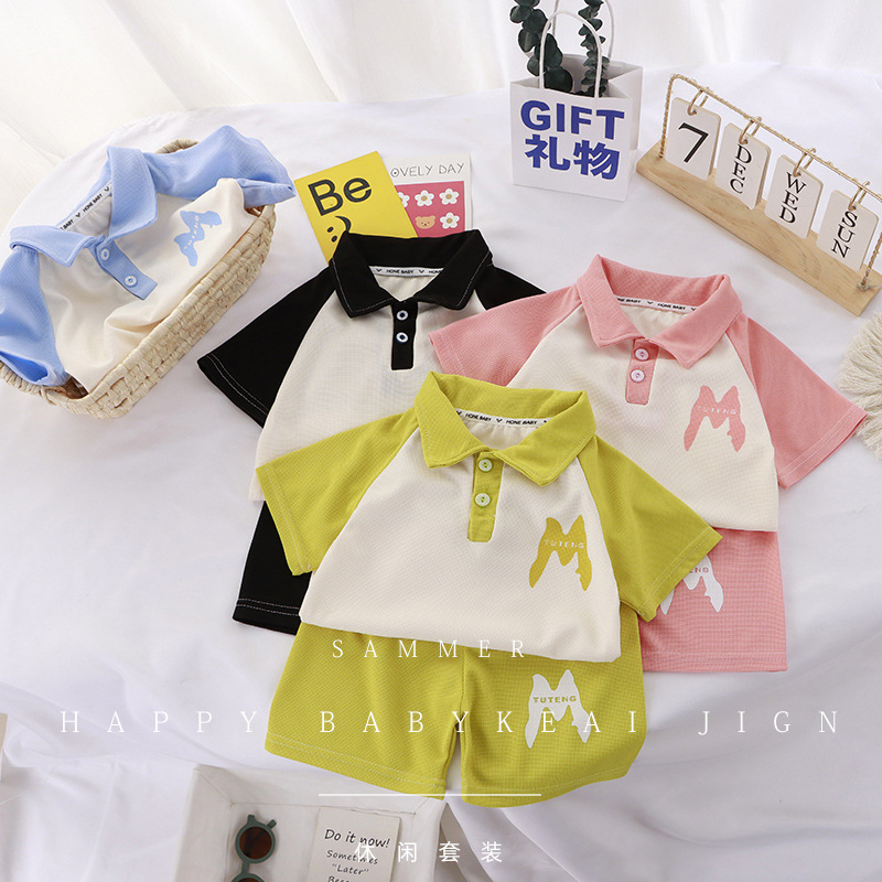 Summer Short Sleeve 2PCS Set G – обзор и цена Baby Clothing Wholesale