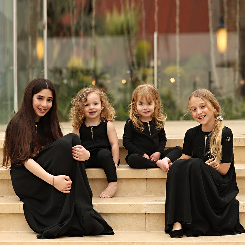 Summer Black Ribbed Family Mat – обзор и цена Baby Clothing In Summer