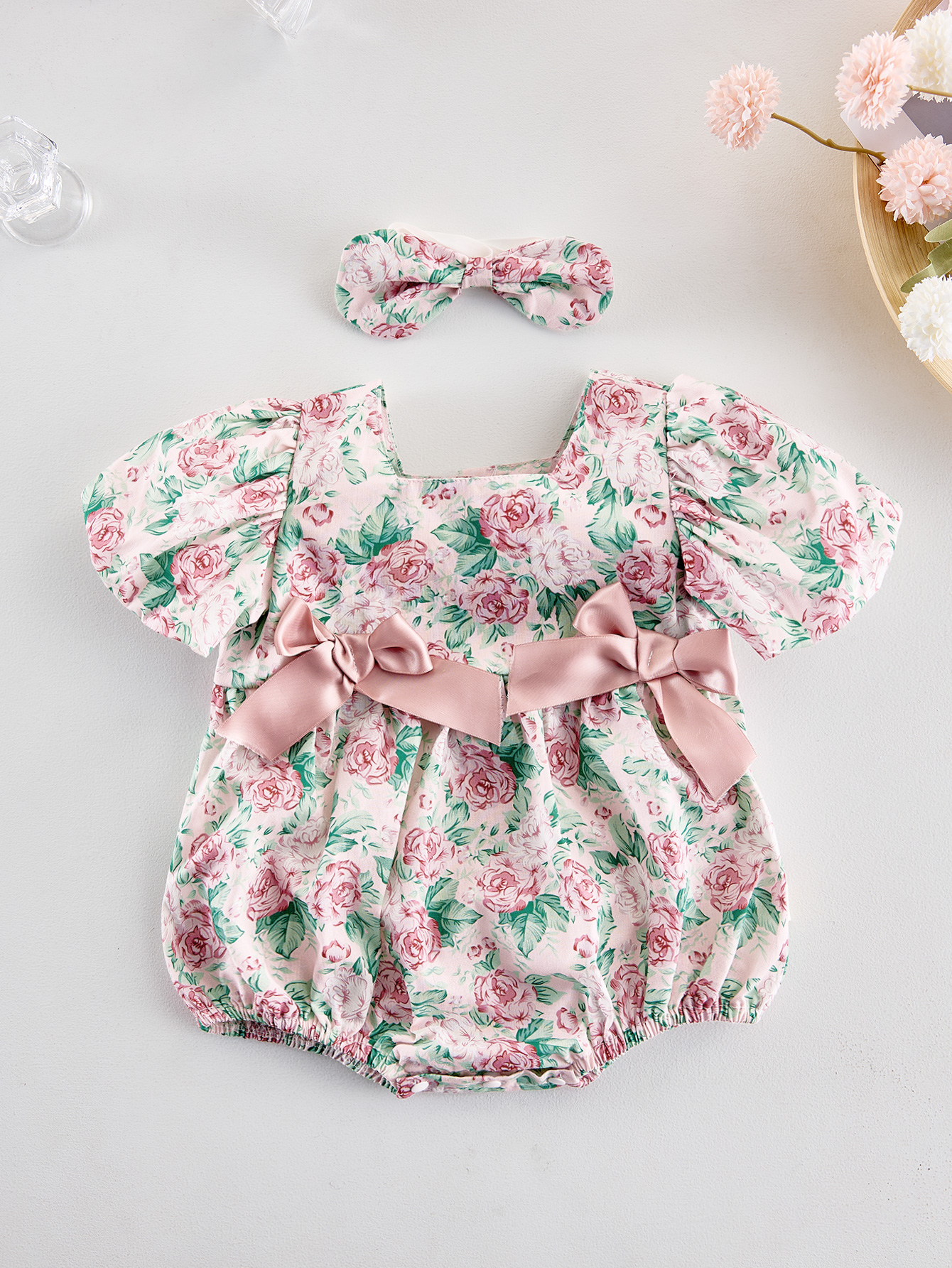 Girls' Summer Rose Print Dress – обзор и цена Baby Clothing Stores