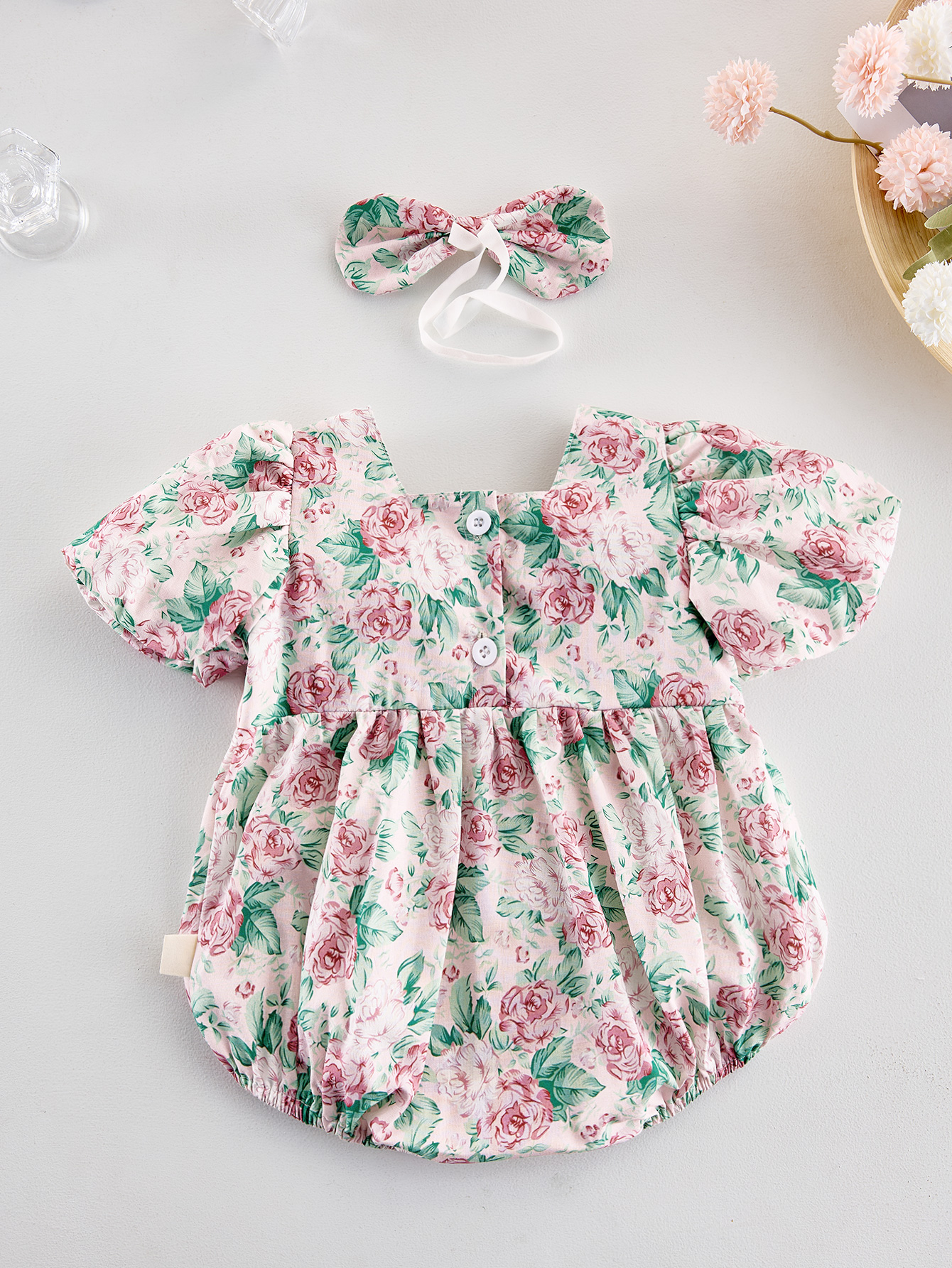 Girls' Summer Rose Print Dress – обзор и цена Baby Clothing Stores