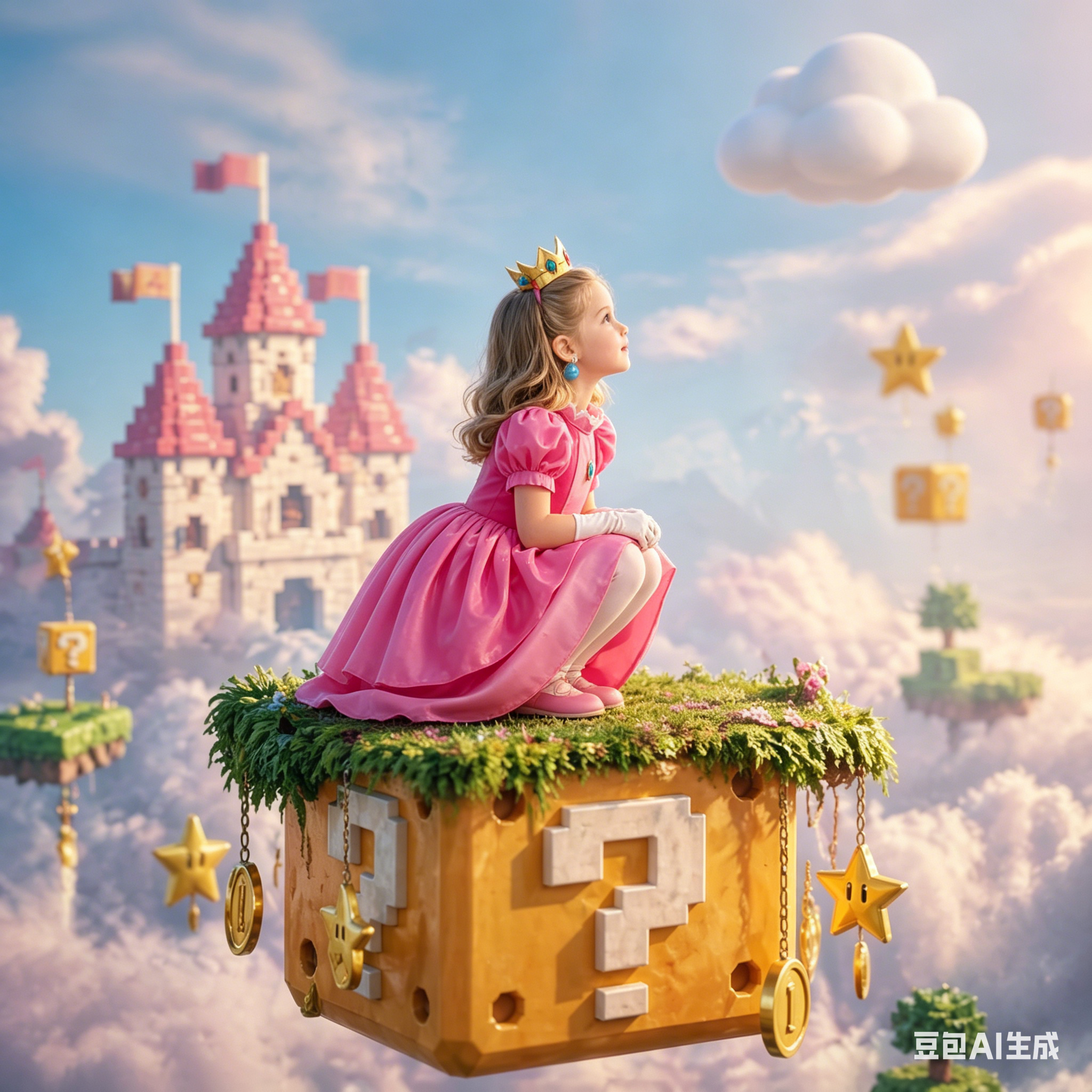 Princess Peach Style Dress Up  – обзор и цена Baby Clothing Girls