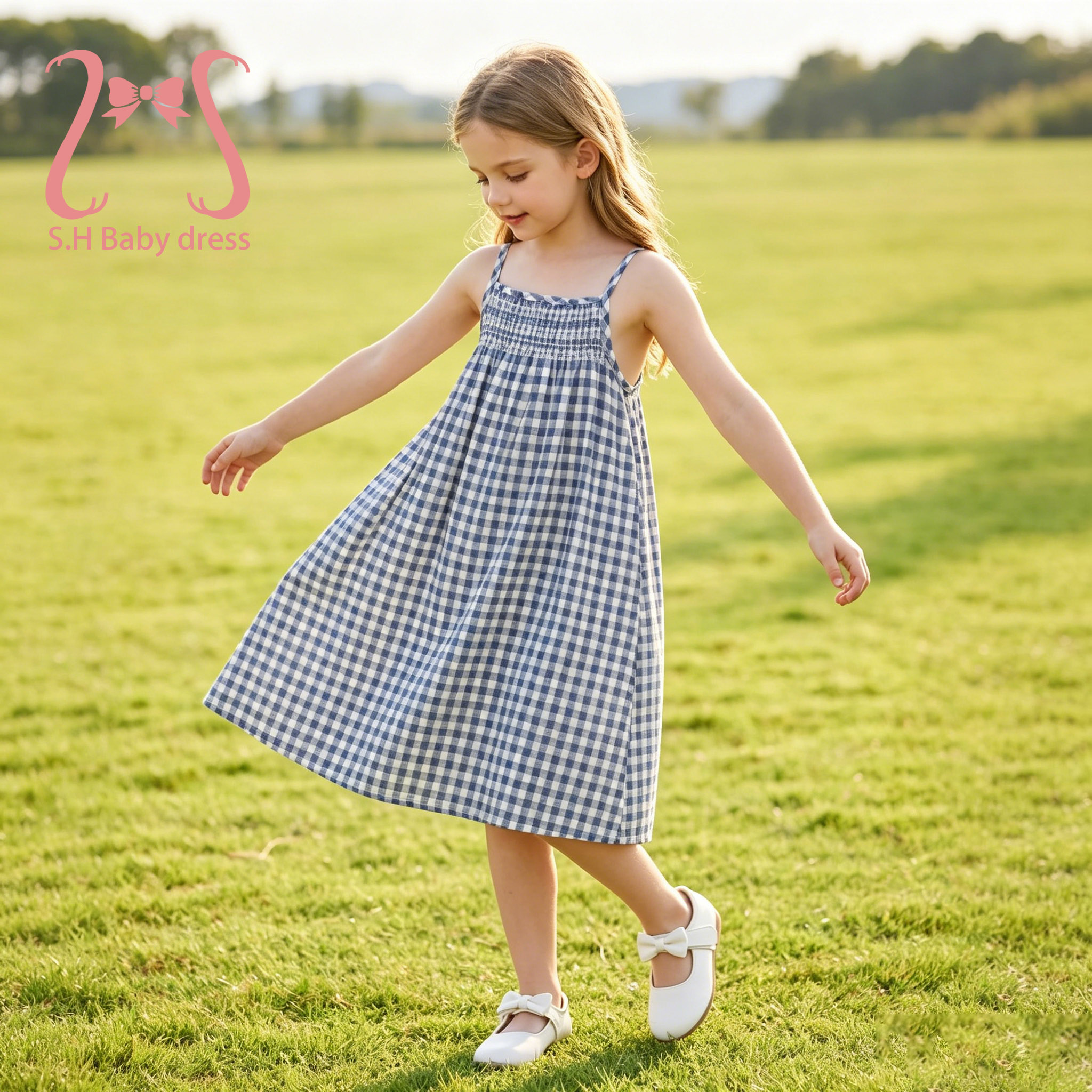 Toddler Girls Plaid Cami Dress – обзор и цена Baby Clothing H&M