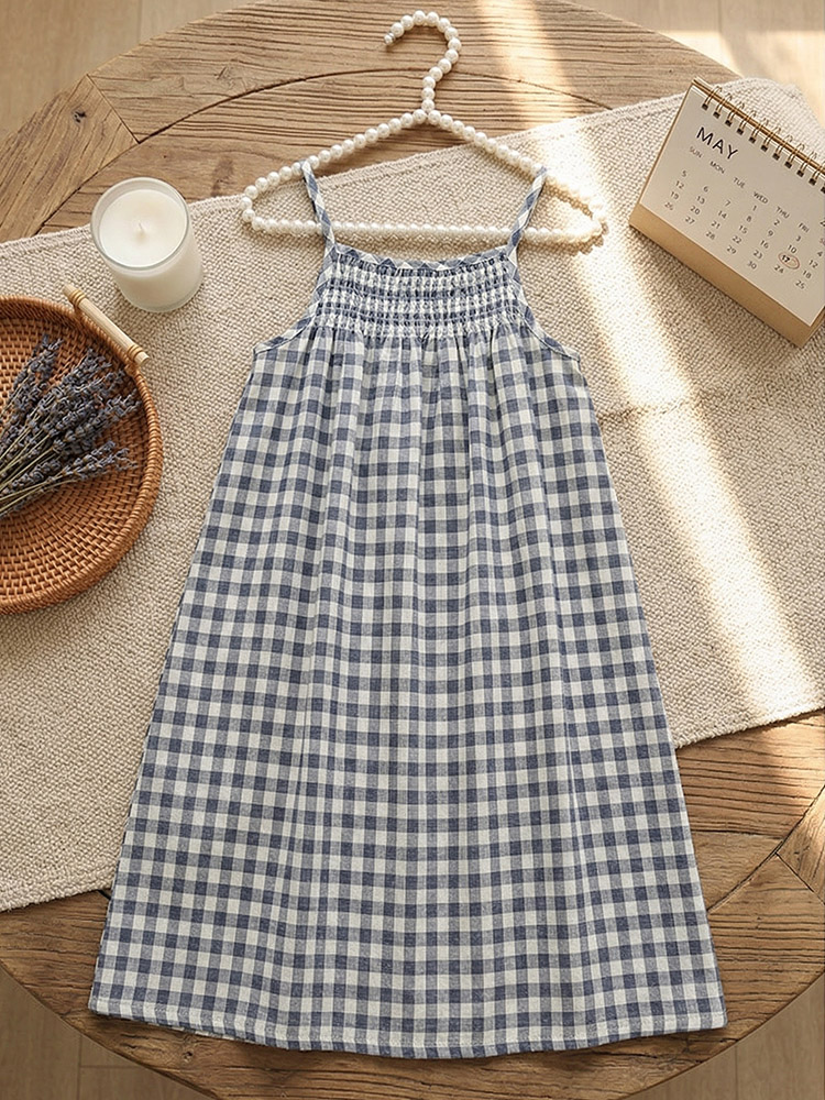 Toddler Girls Plaid Cami Dress – обзор и цена Baby Clothing H&M