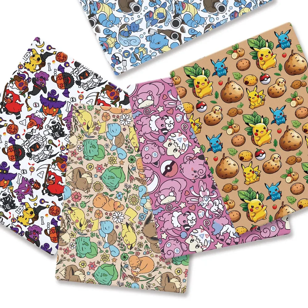 Pokemon Cartoon Fabric140*50cm – обзор и цена Baby Clothing Items