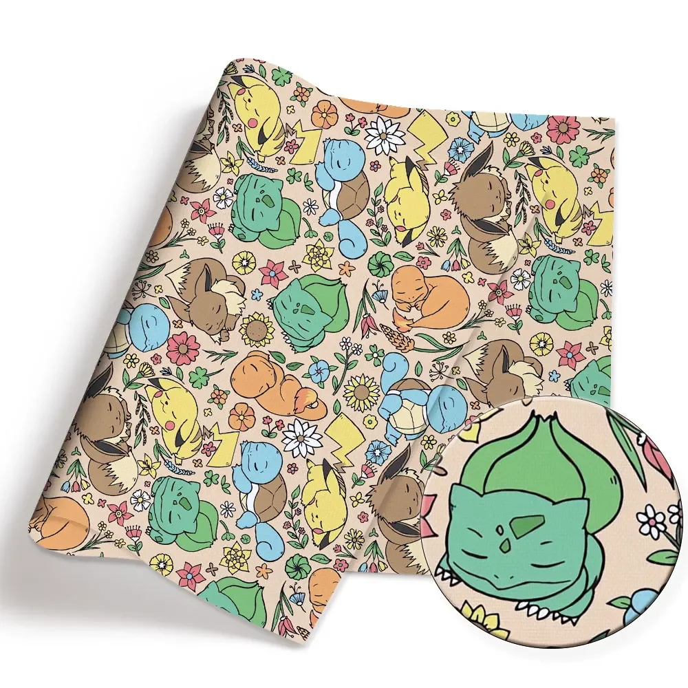 Pokemon Cartoon Fabric140*50cm – обзор и цена Baby Clothing Items