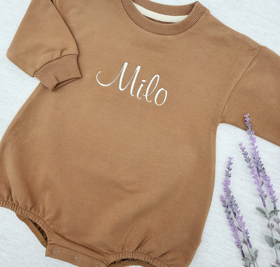 Personalized Sweatshirt Romper – обзор и цена Baby Clothing Neutral
