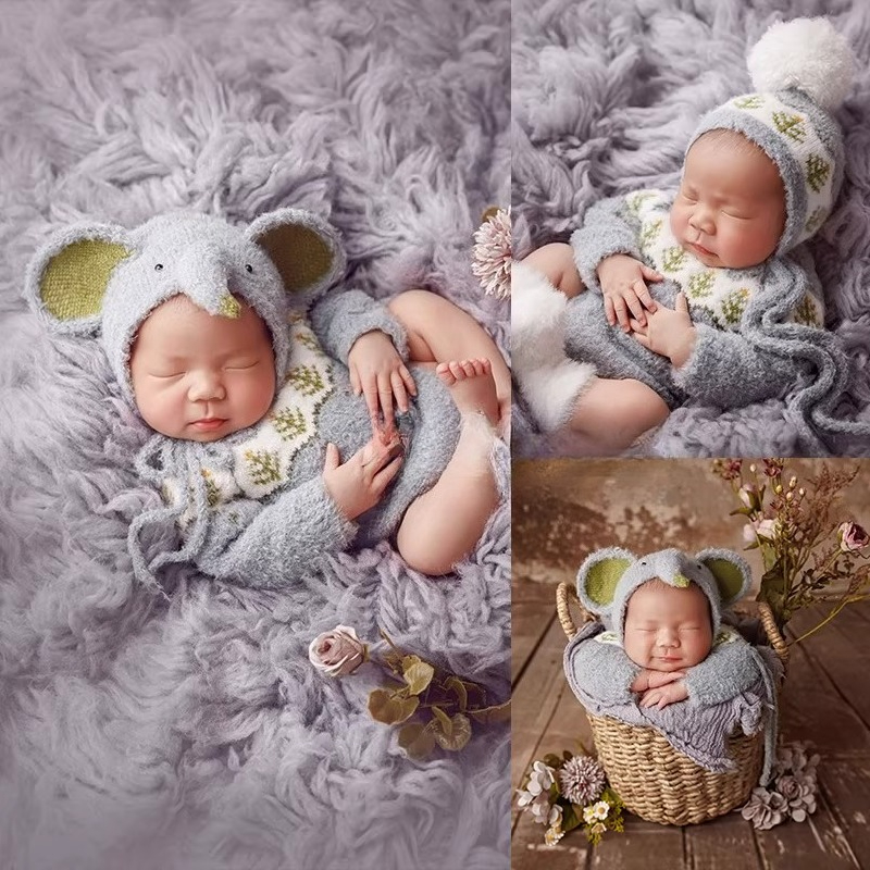 Newborn Photography Props Cute – обзор и цена Baby Clothing Elephant