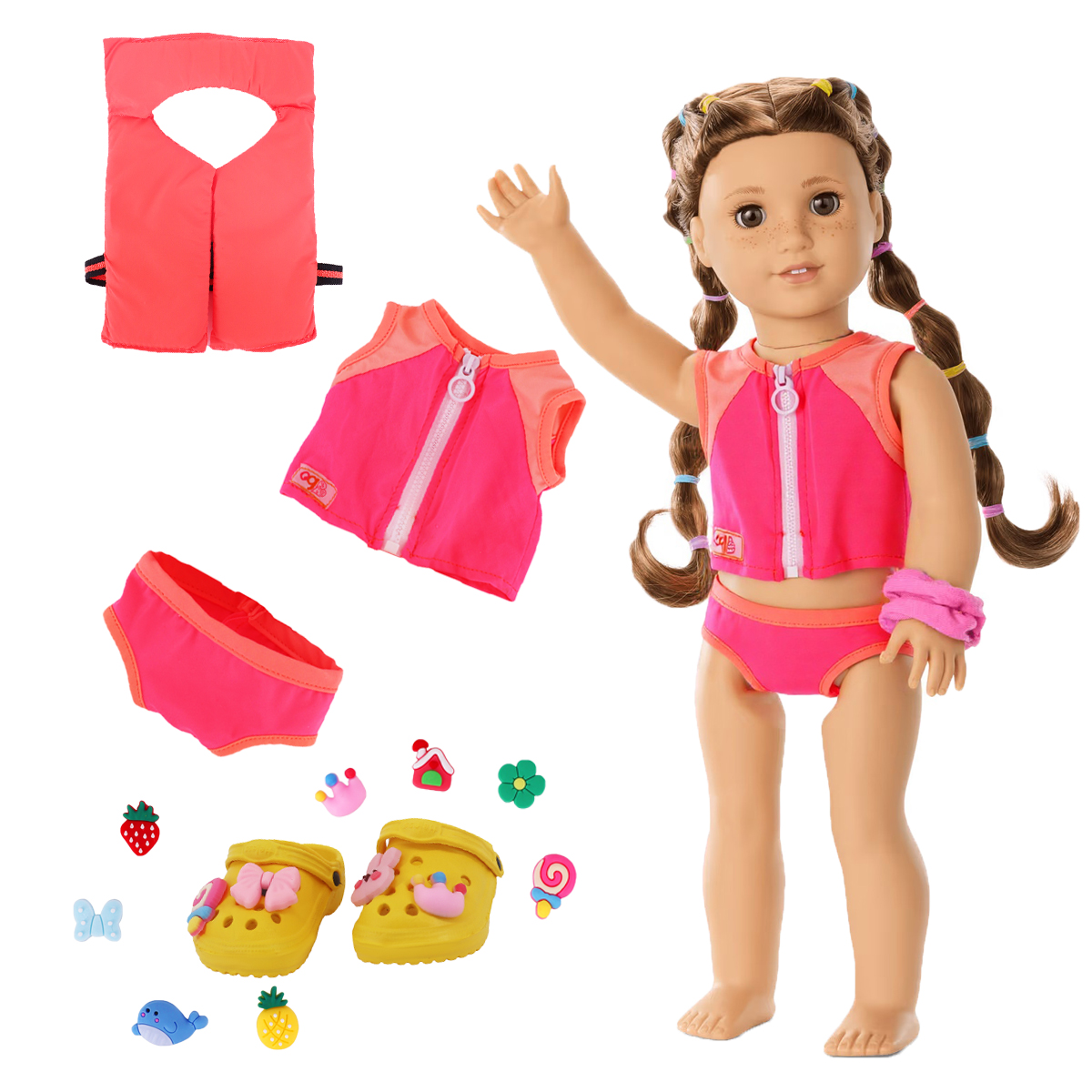 Head Flower Swimsuit Fish Scal – обзор и цена Baby Clothing Items