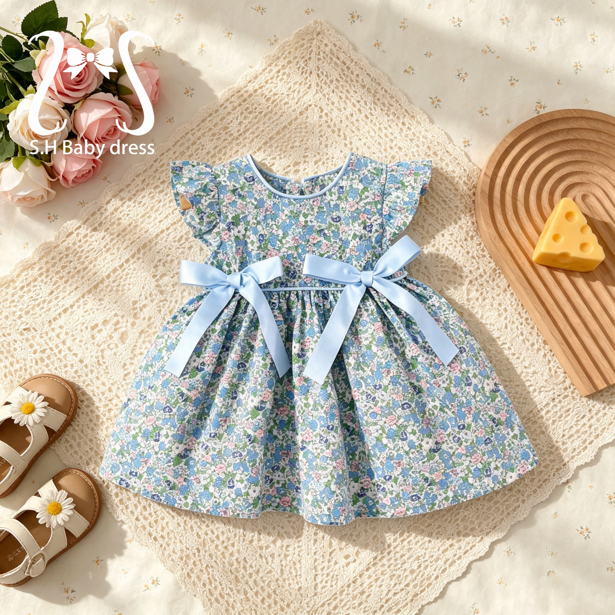 Summer Children Foral Dress Fa – обзор и цена Baby Clothing H&M