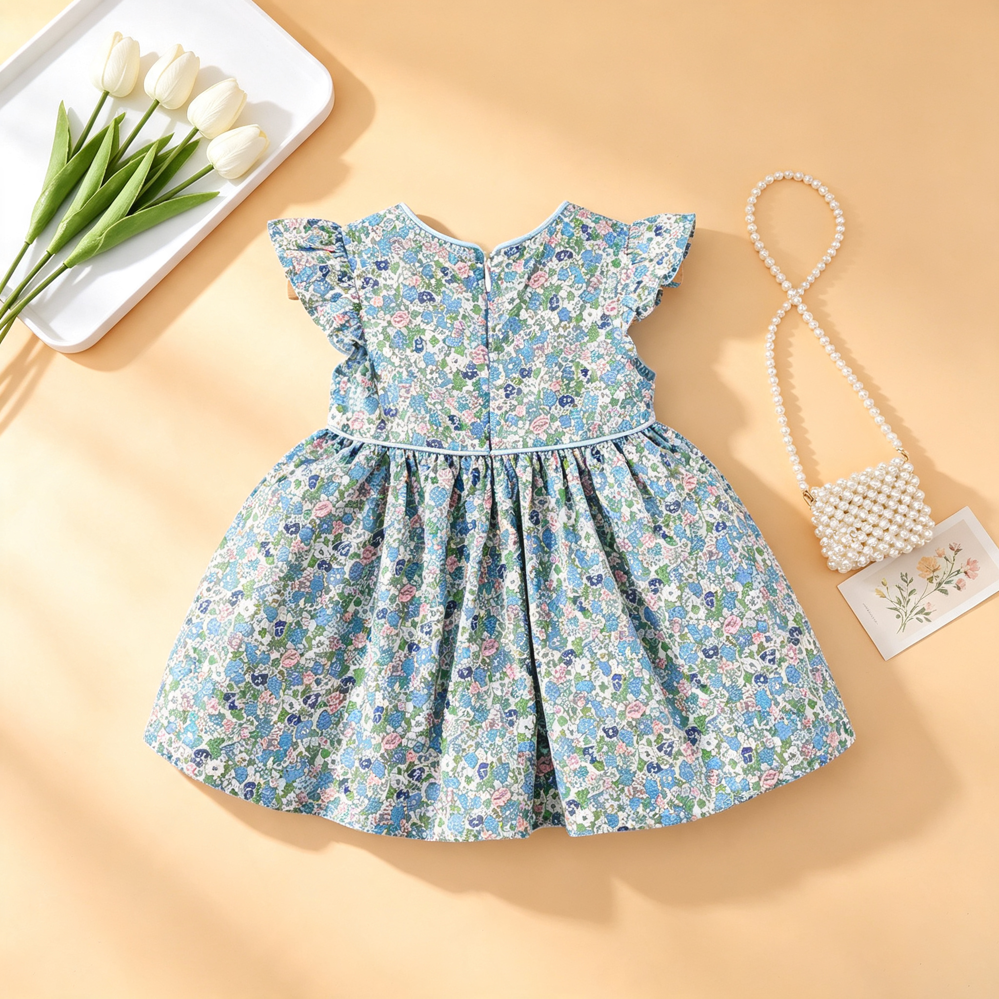 Summer Children Foral Dress Fa – обзор и цена Baby Clothing H&M