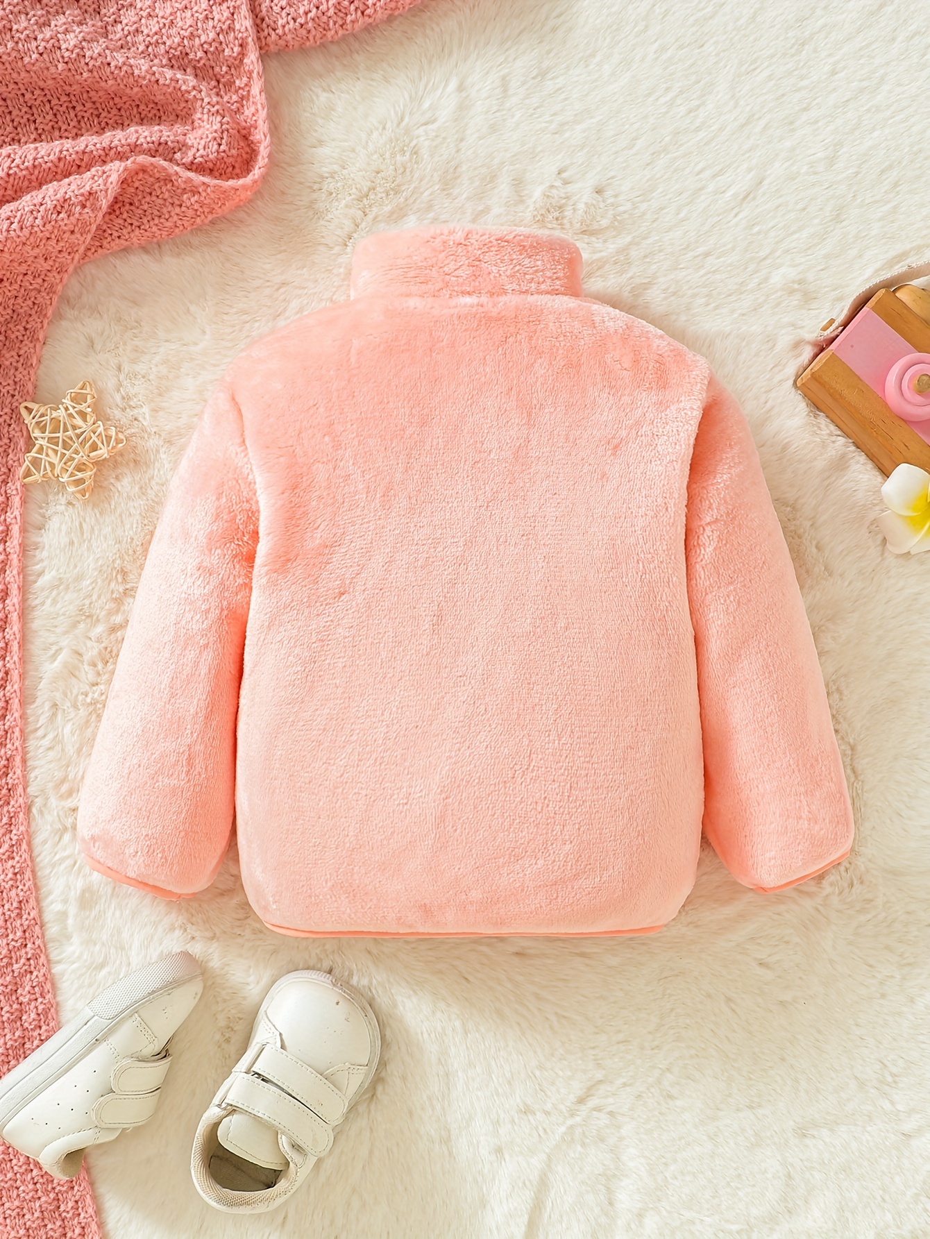 Unisex Plush Zipper Jacket for – обзор и цена Baby Clothing Neutral