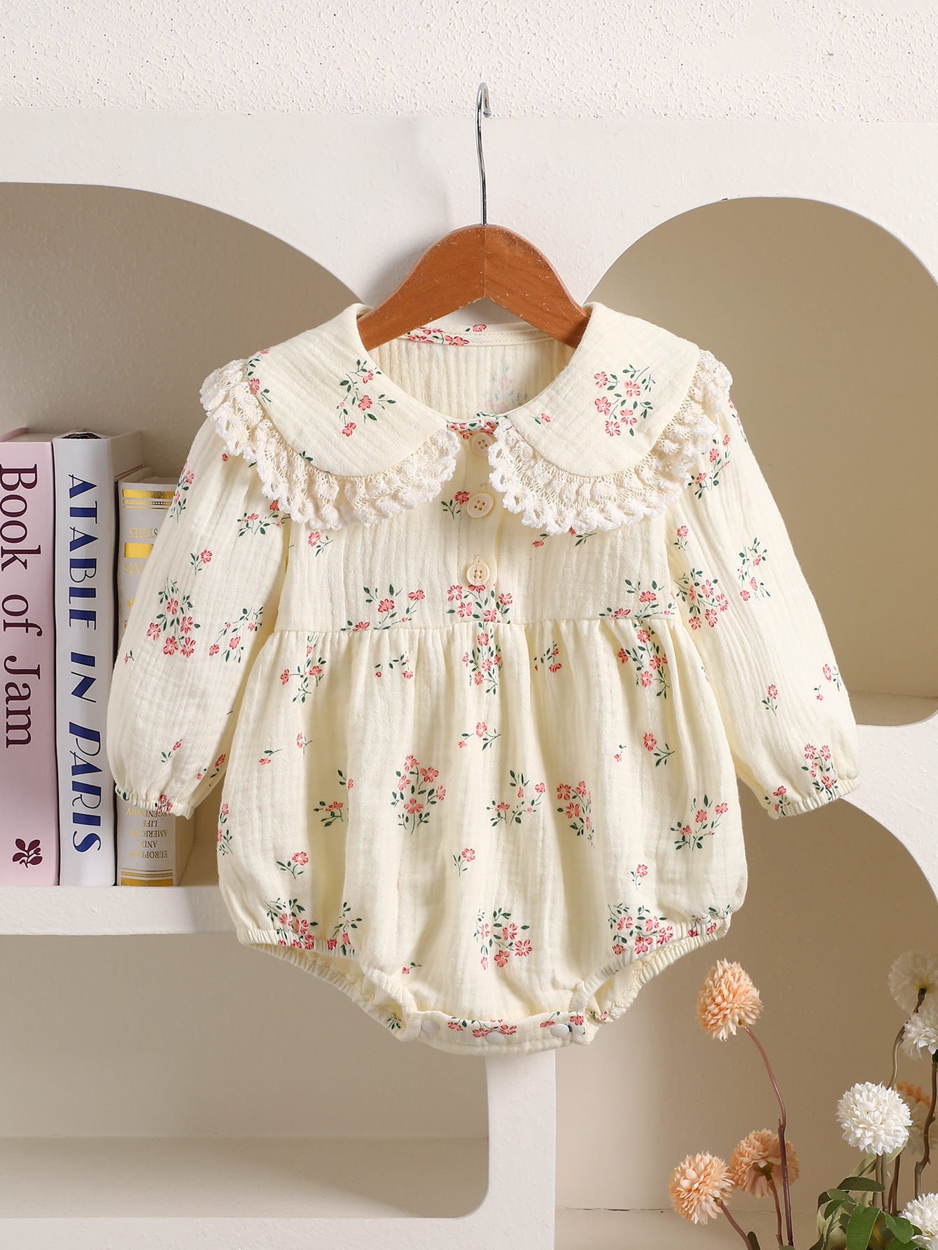 Baby Floral Embroidered Long-S – обзор и цена Baby Clothing Stores