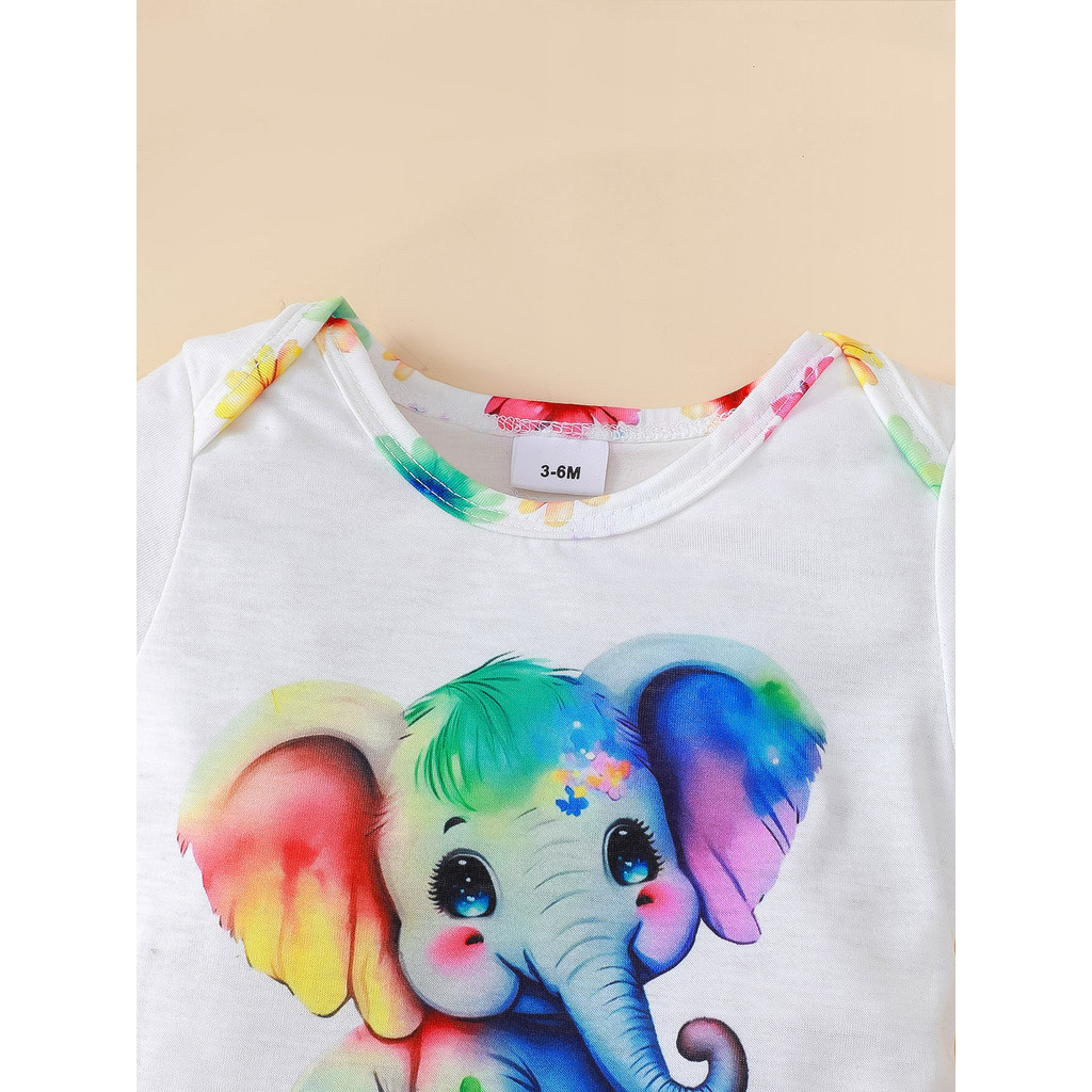 3PCS Newborn Baby Girl Clothin – обзор и цена Baby Clothing Elephant